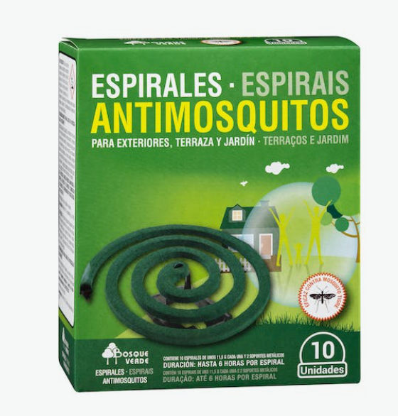 espiral antimosquitos mercadona